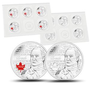 2012 25-CENT CIRCULATION 10-PACK - THE WAR OF 1812 MAJOR GENERAL SIR ISAAC BROCK
