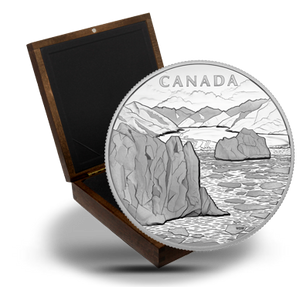 E-TRANSFER ONLY - 2013 - CANADA'S ARCTIC LANDSCAPE - MINTAGE: 750 - 1 KILO FINE SILVER COIN