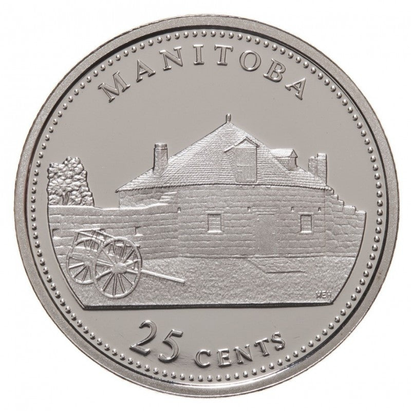 1992 MANITOBA 25-CENT ROLL