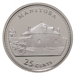 1992 MANITOBA 25-CENT ROLL