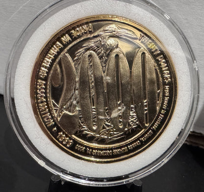 2000 $20 PRIDE IN BARRHEAD ASSOCIATION MIILLENNIUM COIN