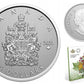 2021 1/4oz $5 MOMENTS TO HOLD: ARMS OF CANADA FINE SILVER COIN