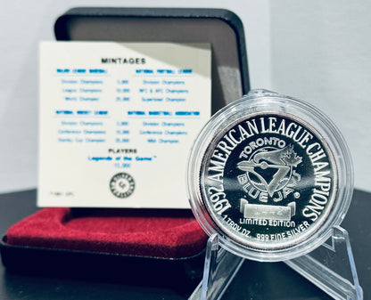 1992 TORONTO BLUE JAYS WORLD CHAMPIONS MEDALLION (2052)