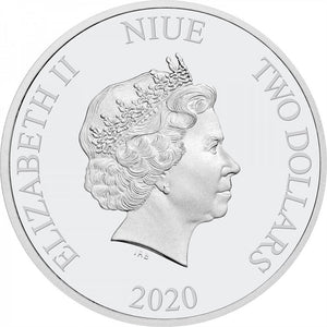 2020 1oz $2 SILVER COIN - BATMAN