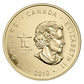 2010 1oz $5 OLYMPIC COMMEMORATIVE HOCKEY SILVER MAPLE LEAF (GOLD PLATED)