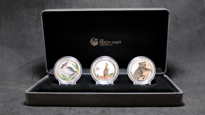 2012 - AUSTRALIAN OUTBACK COLOURED SILVER COIN COLLECTION