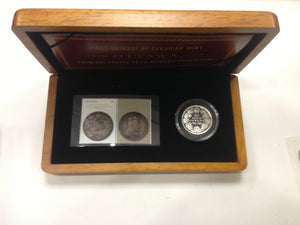 2008 $15 ROYAL CANADIAN MINT 100TH ANNIVERSARY COIN STAMP SET