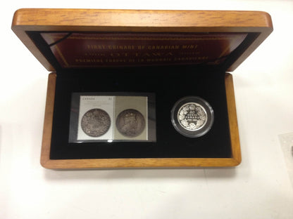 2008 $15 ROYAL CANADIAN MINT 100TH ANNIVERSARY COIN STAMP SET