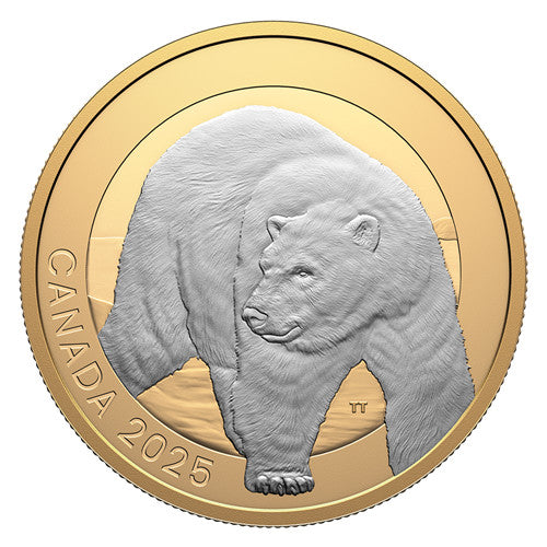2025 1oz $20 ANIMAL PORTRAITS:POLAR BEAR FINE SILVER COIN
