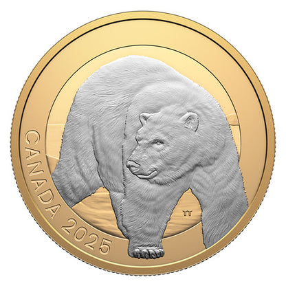 2025 1oz $20 ANIMAL PORTRAITS:POLAR BEAR FINE SILVER COIN