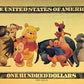 $100 DISNEY WINNIE THE POOH: WINNIE - NOVELTY GOLD FOIL NOTES