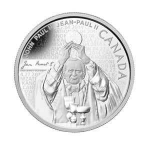 2014 $10 POPE JOHN PAUL II FINE SILVER COIN