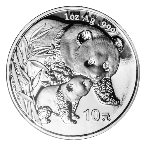 E-TRANSFER ONLY - 2004 1oz PANDA FINE SILVER BULLION