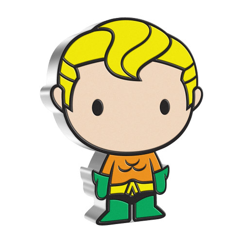 2021 $2 1 OZ SILVER  CHIBI™ COIN - AQUAMAN