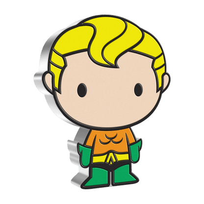 2021 $2 1 OZ SILVER  CHIBI™ COIN - AQUAMAN