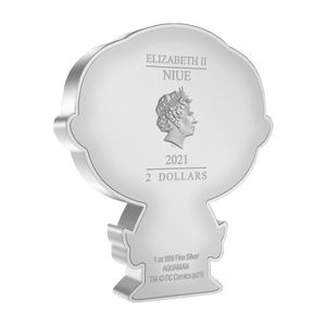 2021 $2 1 OZ SILVER  CHIBI™ COIN - AQUAMAN