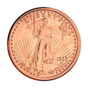 1oz SAINT GAUDENS COPPER COIN