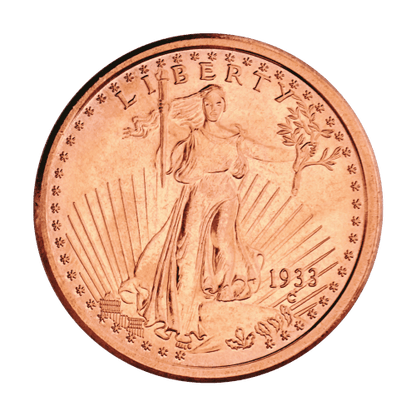 1oz SAINT GAUDENS COPPER COIN