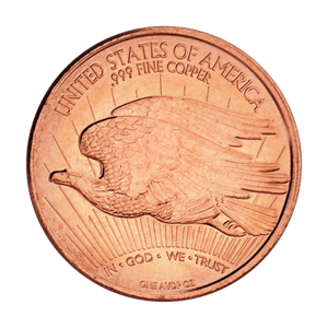 1oz SAINT GAUDENS COPPER COIN