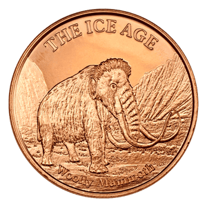 1oz WOOLLY MAMMOTH COPPER ROUND