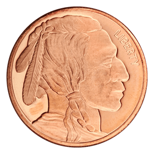1oz LIBERTY: INDIAN HEAD COPPER COIN