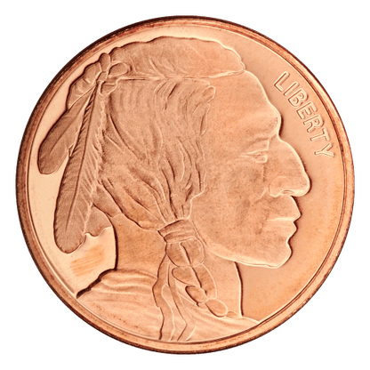 1oz LIBERTY: INDIAN HEAD COPPER COIN