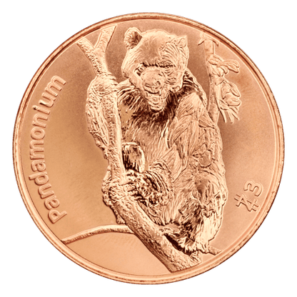 1oz ZOMBUCKS WORLD: PANDAMONIUM COPPER COIN