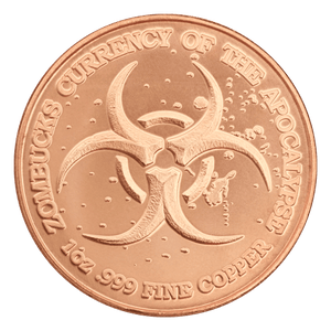 1oz ZOMBUCKS WORLD: PANDAMONIUM COPPER COIN