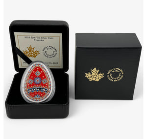 2025 1oz $20 PYSANKA FINE SILVER COIN