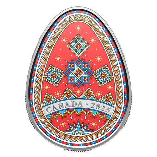 2025 1oz $20 PYSANKA FINE SILVER COIN