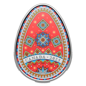 2025 1oz $20 PYSANKA FINE SILVER COIN