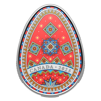 2025 1oz $20 PYSANKA FINE SILVER COIN