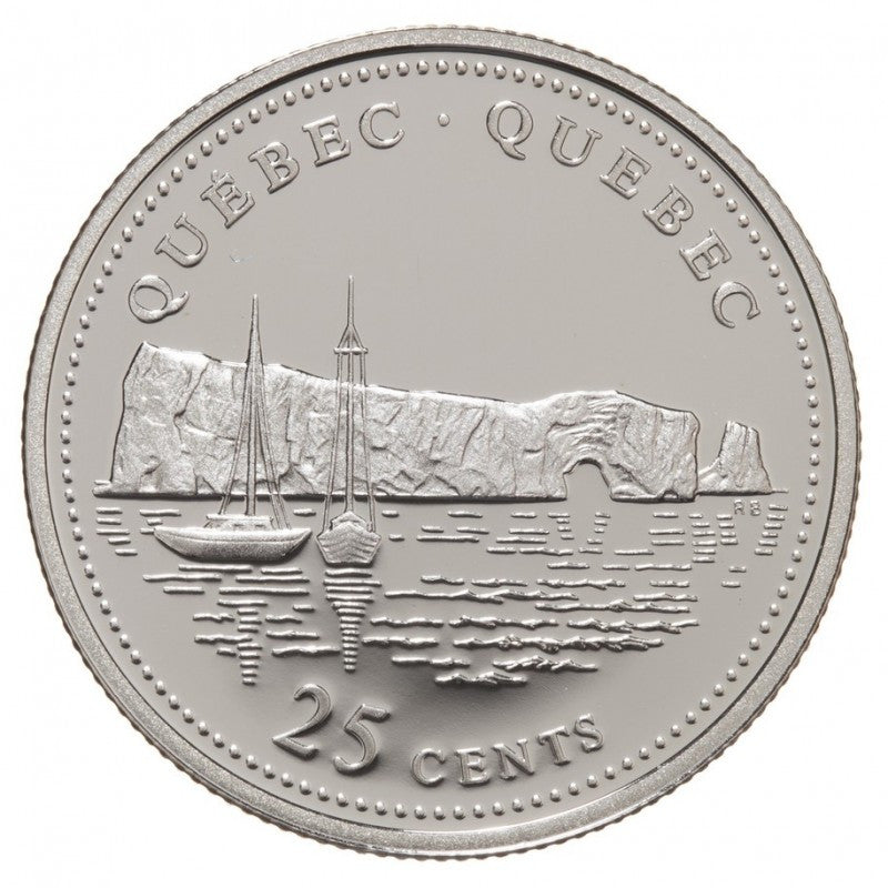 1992 QUEBEC 25-CENT ROLL