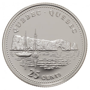 1992 QUEBEC 25-CENT ROLL