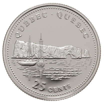 1992 QUEBEC 25-CENT ROLL