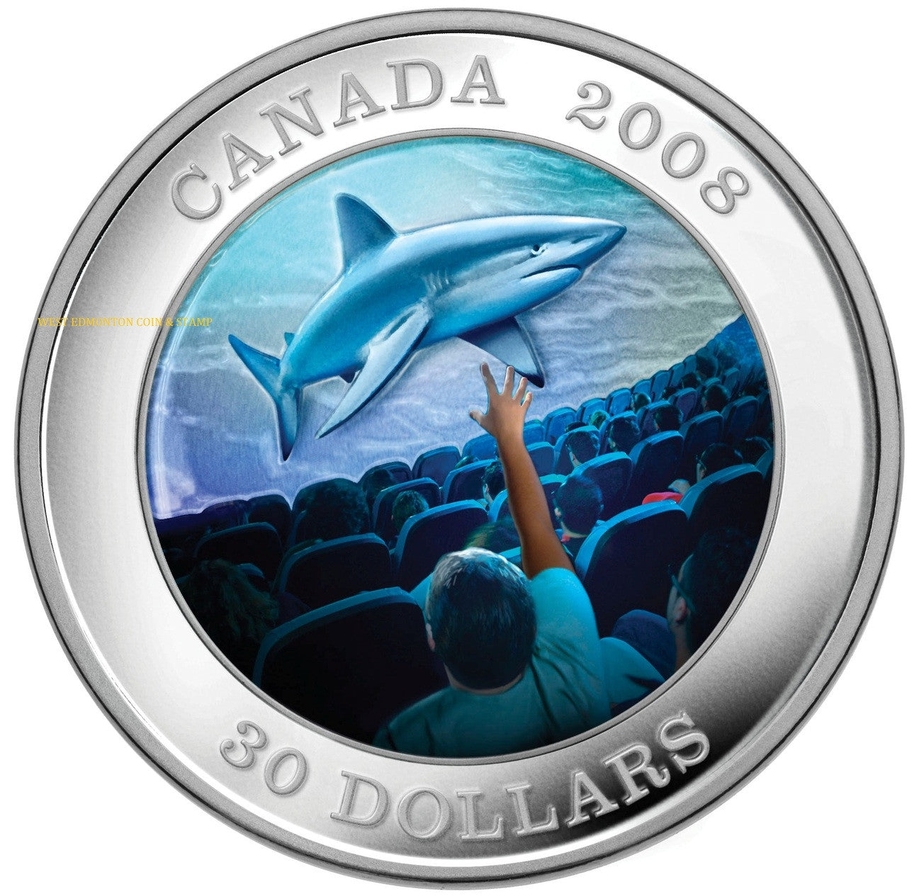 2008 1oz $30 STERLING SILVER COIN - IMAX CANADIAN ACHIEVEMENTS SERIES