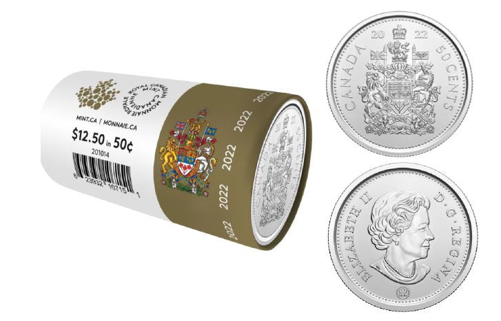 2022 50-CENT SPECIAL WRAP CIRCULATION ROLL