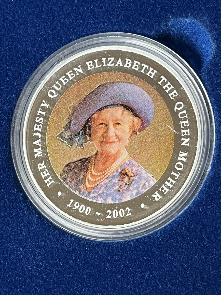 1900-2002 1oz $1 HER MAJESTY QUEEN ELIZABETH THE QUEEN MOTHER
