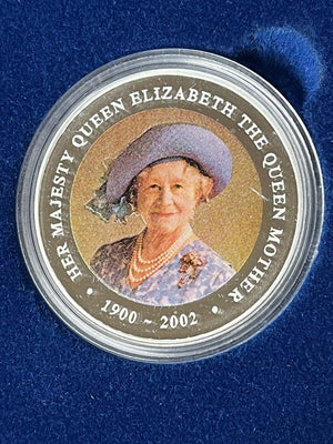 1900-2002 1oz $1 HER MAJESTY QUEEN ELIZABETH THE QUEEN MOTHER