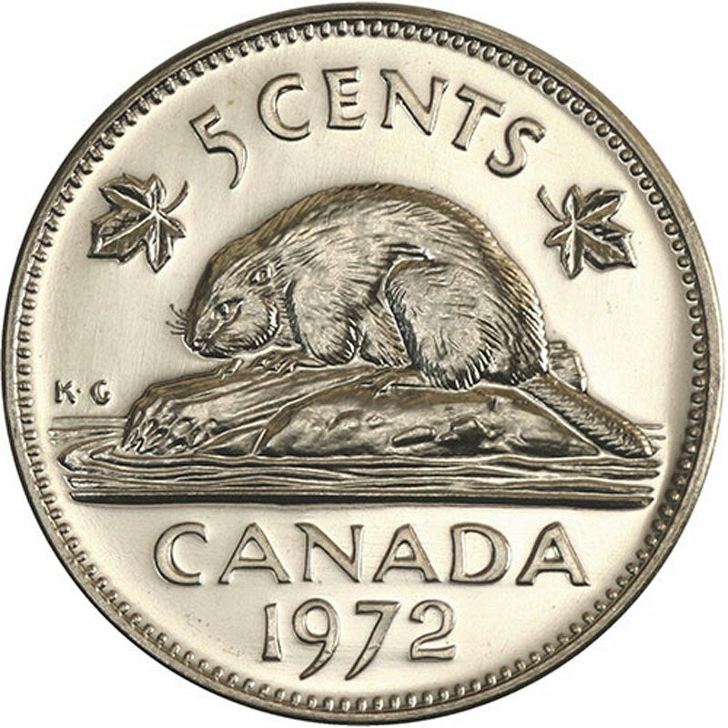 1972 5-CENT WRAP ROLL