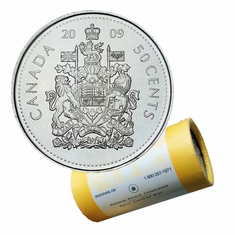 2009 50-CENT SPECIAL WRAP CIRCULATION ROLL