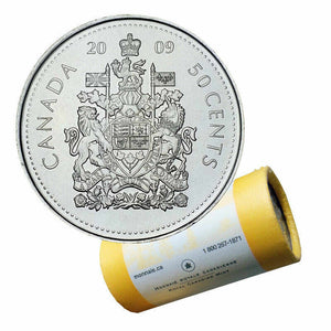 2009 50-CENT SPECIAL WRAP CIRCULATION ROLL