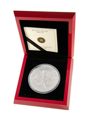 2013 5oz $50 25TH ANNIVERSARY OF THE SML FINE SILVER COIN