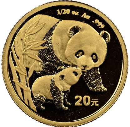 E-TRANSFER ONLY - 2004 1oz GOLD PLATED PANDA FINE SILVER BULLION