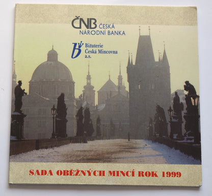 1999 CZECH REPUBLIC NATIONAL BANK CIRCULATION COIN SET