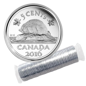 2016 5-CENT WRAP ROLL