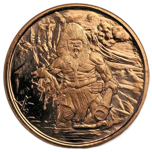2023 1oz NORDIC CREATURE SERIES: FROST GIANT COPPER ROUND
