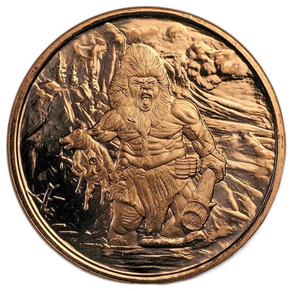 2023 1oz NORDIC CREATURE SERIES: FROST GIANT COPPER ROUND