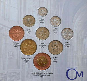 1999 CZECH REPUBLIC NATIONAL BANK CIRCULATION COIN SET