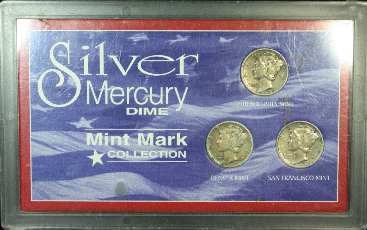 SILVER MERCURY DIME: MINT MARK COLLECTION